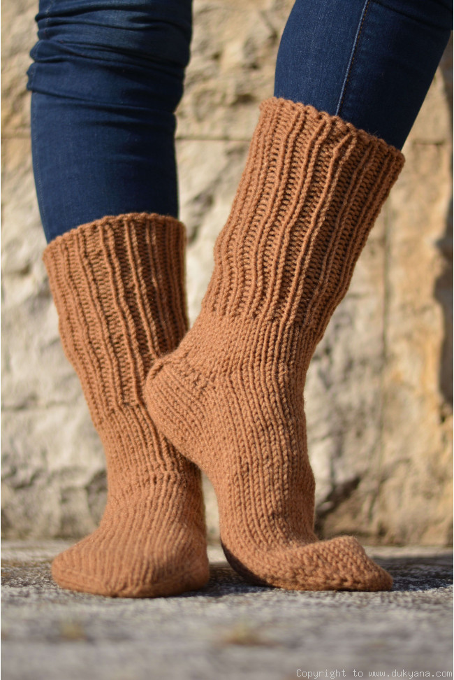 cheap brown socks